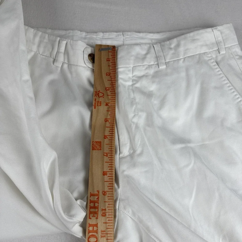 Suitsupply Porto Mens White Cotton Chino Pants Trousers fits 33*26 Preppy Cruise